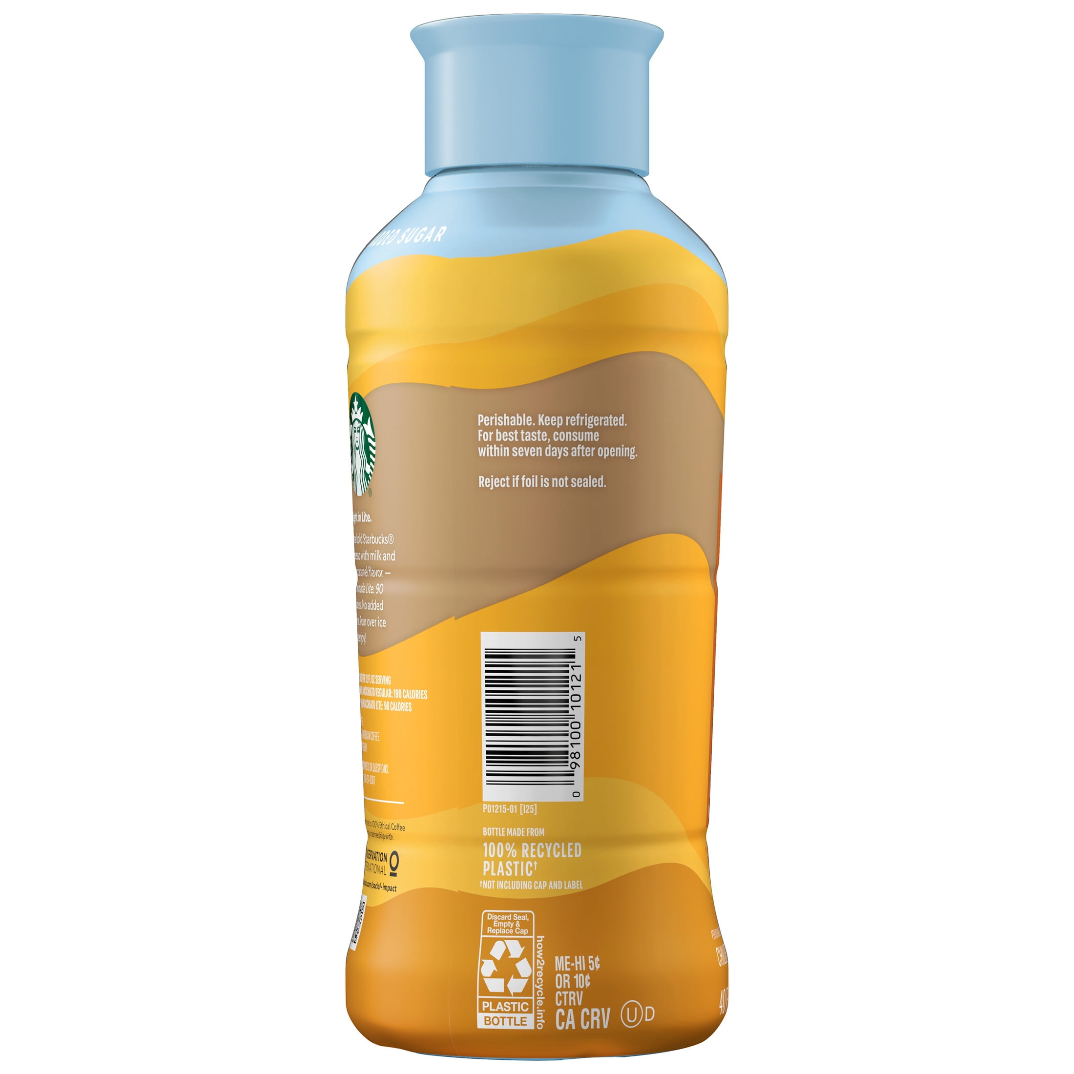 Starbucks Iced Espresso Lite Caramel Macchiato, 40 fl oz bottle