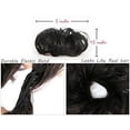 thumbnail image 4 of Onedor Ladies Synthetic Wavy Curly or Messy Dish Hair Bun Extension Hairpiece Scrunchie Chignon Tray Ponytail (15BT613#), 4 of 6