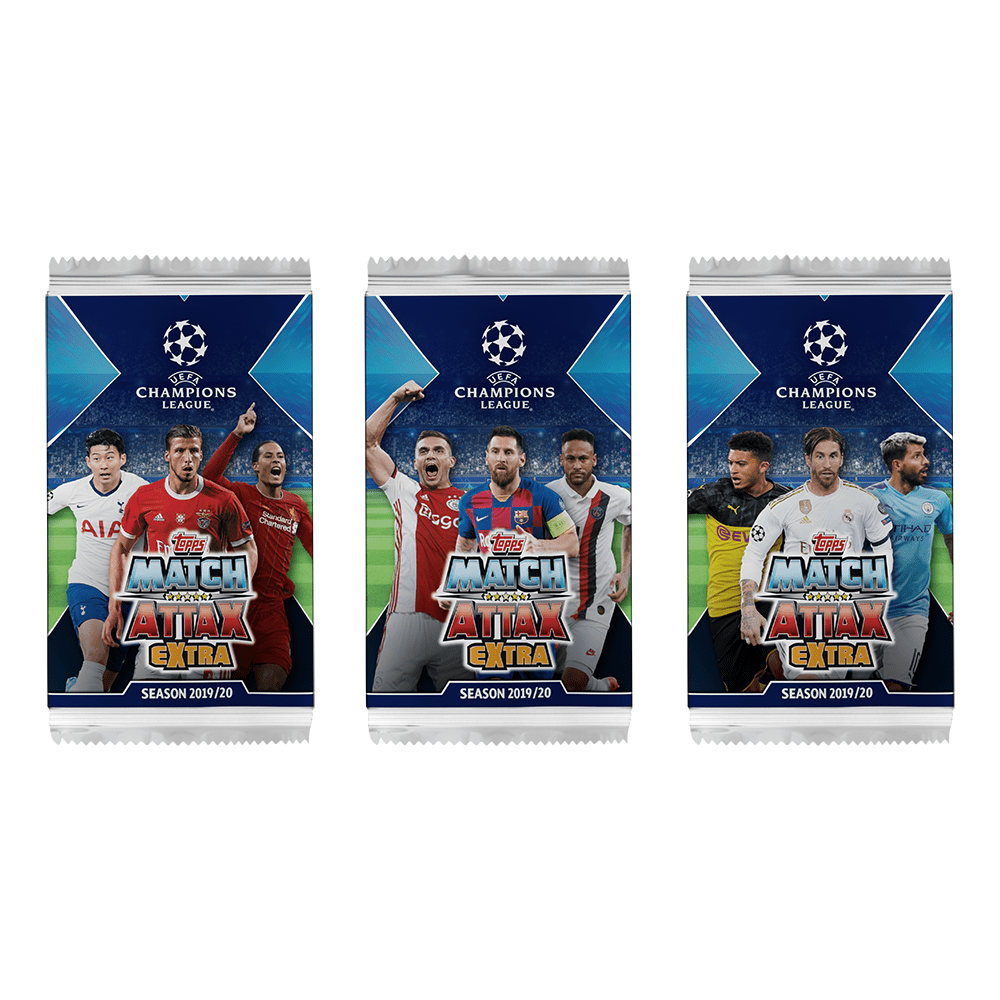 2019-20 Topps Match Attax Champions League Cards Multi-Pack Set 60 Cards + 2 Limited Edition Cards