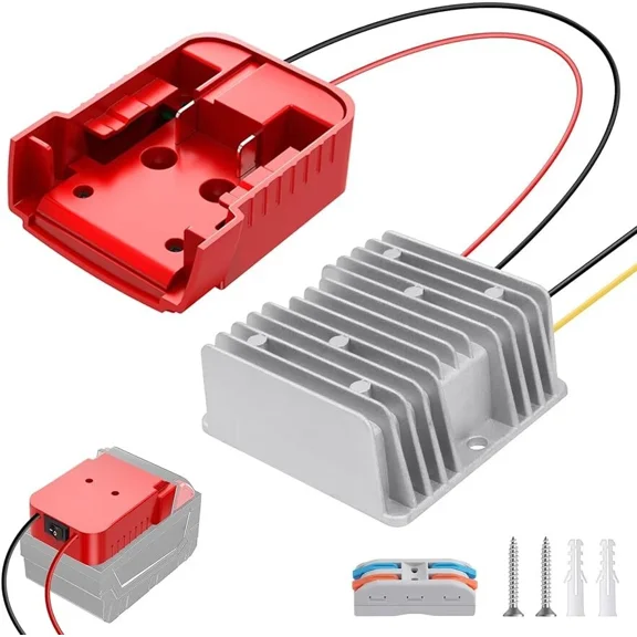 Aadpter for Milwaukee 18V to 12V Step Down Voltage Converter 15A 180W Inverter