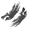 thumbnail image 4 of 2 Pegatinas para Tanque de Combustible Con Diseño de Calavera en Llamas Para Motocicleta, Impermeector Engermed Solar, Fácil de Aplicar, Tamamo universal, 4 of 7