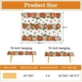 thumbnail image 2 of Thanksgiving Harvest Pumpkin Rectangle Tablecloth 60x84 Inch, Autumn Maple Leaves Buffalo Plaid Check Decorative Table Cloth Dining Table Cover, Fall Farmhouse Dinner Party Picnic Decoration, 2 of 6