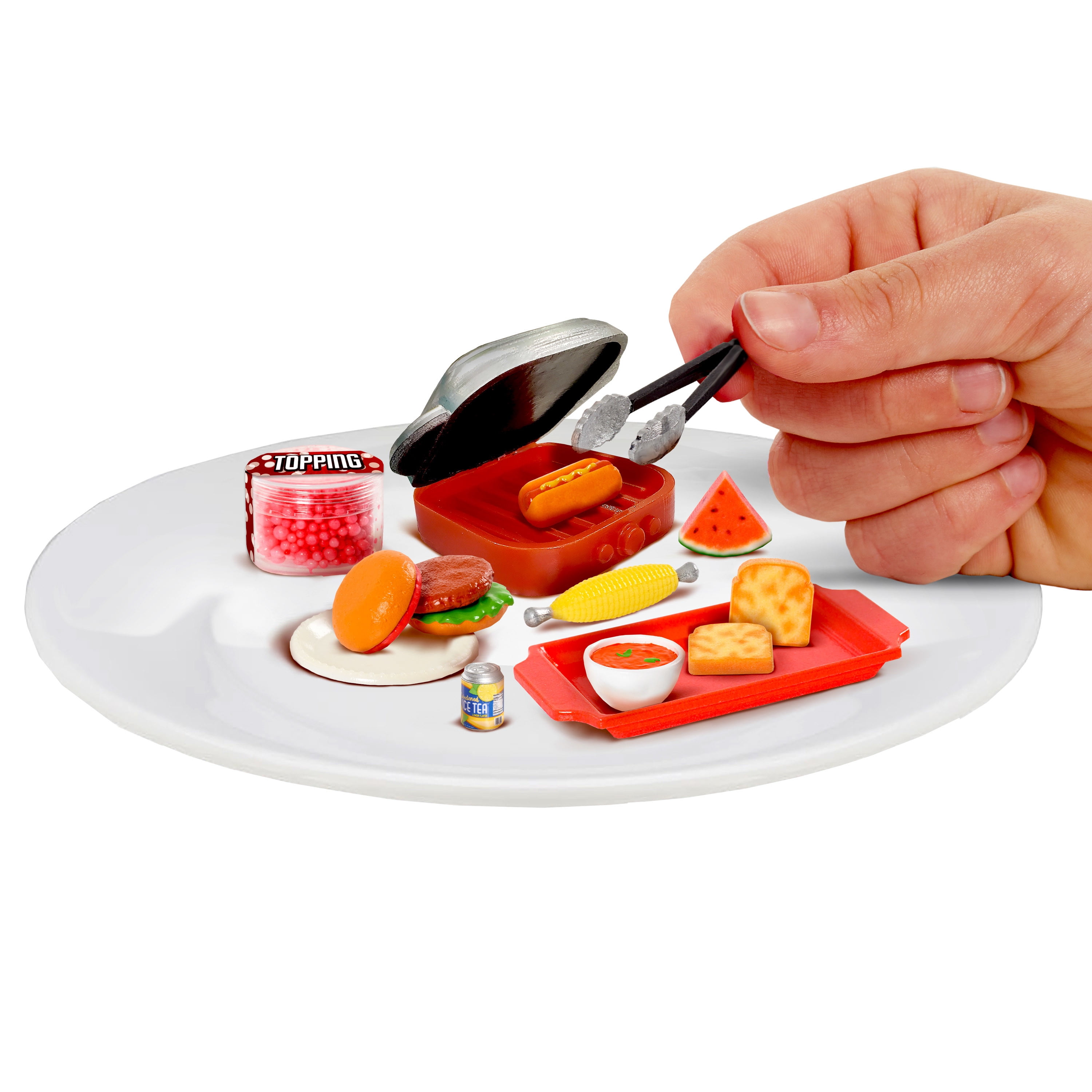 Totally Tiny Cook N’ Serve Food Sets, Grillin & Chillin,  Kids Toys for Ages 4 Up, Gifts and Presents