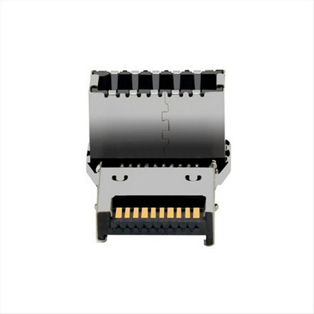 Adaptador de Conector Convertidor de Cableado Frontal Tipo C, Tipo A, USB 3.1, 10 G, Placa Base de Computadora de 90 Grados, Tipo e, con Conector Tipo A.