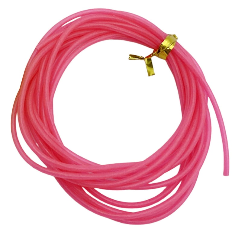Pink Fishing Wire Tube 2m Luminous Tubing for Glow In The Dark