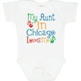 thumbnail image 3 of Inktastic My Aunt in Chicago Loves Me Boys or Girls Baby Bodysuit, 3 of 5