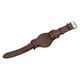 thumbnail image 4 of Correa de reloj Yinane Pulsera de cuero suave de liberación rápida Ancho del café 22 cm, 4 of 8