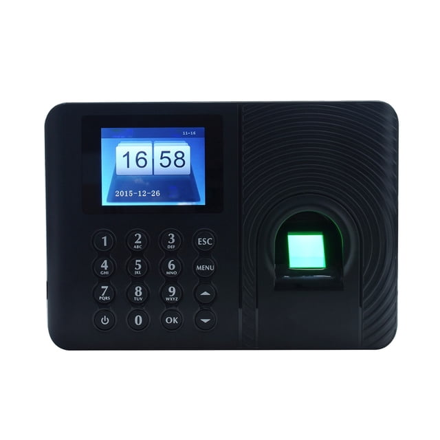 Machine de Vérification Biométrique Intelligente pour Employés, Écran TFT LCD 2.4 Pouces, Calculs Précis
