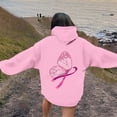 thumbnail image 5 of Chandail à Capuche Imprimé à Manches Longues pour Femmes, Ample, Oversize, Chandail, Blouse, 5 of 5