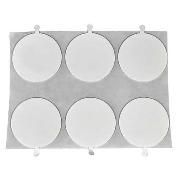 TAPECASE 16U782 Double Coated Foam Tape with Pull Tab 1" dia Black 25PK