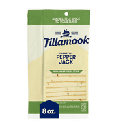 Tillamook Farm Style Pepper Jack Sliced Cheese, 9 Count, 8 oz