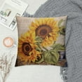 thumbnail image 2 of PIKWEEK  Throw Pillow Covers Christmas Decorative Couch Pillow Cases Pillow Square Cushion Cover for Sofa, Couch, Bed and Car (Sunflower), 2 of 5
