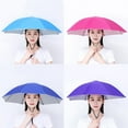 thumbnail image 6 of Racing Butterfly FishingUmbrella Hat Folding Umbrella Cap Camping Fishing Hiking Festival Outdoor, 6 of 8