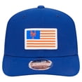 thumbnail image 2 of Men's New Era Royal New York Mets Flag 9SEVENTY Stretch-Snap Hat, 2 of 5