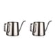 thumbnail image 4 of Bearachild 250ml Stainless Steel Coffee Pot Teapot Pots Household Tea Kettle Drinkware Accessory Handle Making with Water Plata 2piezas Bearachild CBP071639, 4 of 5