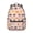 Multicolor Cat Head, variant on Multicolor Cat Head Pink Pattern Backpack for School, Cute School Bag with Adjustable Shoulder Straps and Padded Back, 15.3"x11"x7.1"