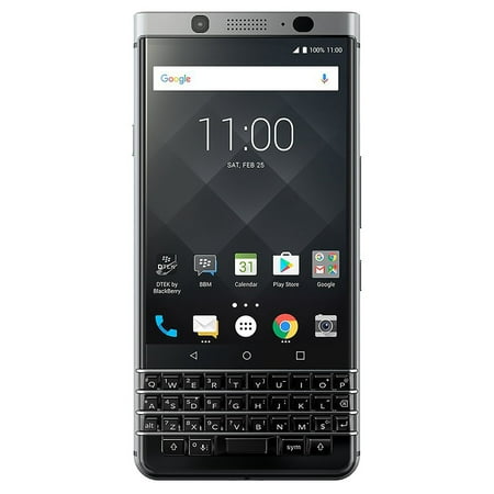 BlackBerry KEYone BBB100-7 64GB Unlocked GSM Dual-SIM Phone w/ 12MP Camera - (Best Android Phone For 100)