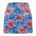 thumbnail image 2 of Felirenzacia Tennis Skirt Pleated Skorts for Women Double Ruffle Golf Skirts for Women Skort with Pockets Tummy Control Athletic,Multicolor,S, 2 of 5