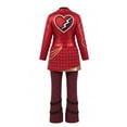 thumbnail image 3 of Rise of Red Costume Womens Princess Red Jacket Top Dress Pants Full Sets Halloween Wonderland Copslay Outfits Adults, 3 of 5