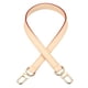 thumbnail image 1 of Correa de bolso de cuero genuino de 23.6 pulgadas, 0.71 pulgadas de ancho, reemplazo de correas de bolso para mujeres, DIY, bolso de hombro, bajo el brazo, albaricoque claro, 1 of 6