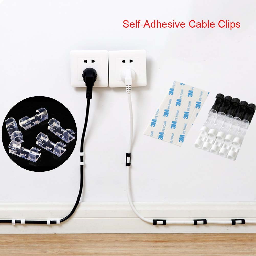 3M Self-Adhesive Wire Tie Cable Drop Mount Clips For Universal Car Dash Camera 3M Self-Adhesive Wire Tie Cable Drop Mount Clips For Universal Car Dash Camera