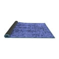 thumbnail image 2 of Ahgly Company Indoor Square Oriental Blue Industrial Area Rugs, 7' Square, 2 of 4