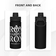 thumbnail image 3 of Botella de agua con aislamiento Iron Sharpens Ironis de 18 oz de acero inoxidable, novedosa tetera deportiva, taza portátil para viajes, gimnasios al aire libre., 3 of 5