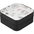 thumbnail image 3 of FREEAMG Cartoon Animal Jewelry Box for Teens Girls Women Birthday Christmas Gift, Portable PU Leather Jewelry Storage Box Mini Travel Jewelry Case for Necklace, Earrings, Rings, Bracelet, 3 of 7