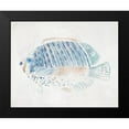 thumbnail image 2 of Woods, Maya 14x12 Black Modern Framed Museum Art Print Titled - Butterfly Reef Fish, 2 of 5