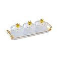 thumbnail image 3 of Elodie Assiette de Fruits Secs 3 Compartiments Plat à Collations Boîte de Rangement pour Aliments Pot à Biscuits Plateau à Collations pour Transparent, 3 of 8