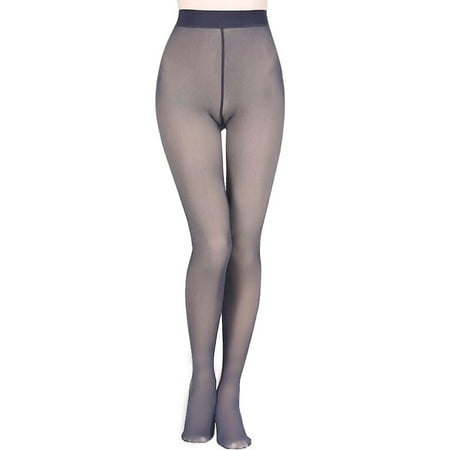 

JeashCHAT Women s Opaque Tights Fleece Lined Tights High Elasticity Fake Translucent Pantyhose High Waisted Tights Warm Winter Tights Sheer Thick