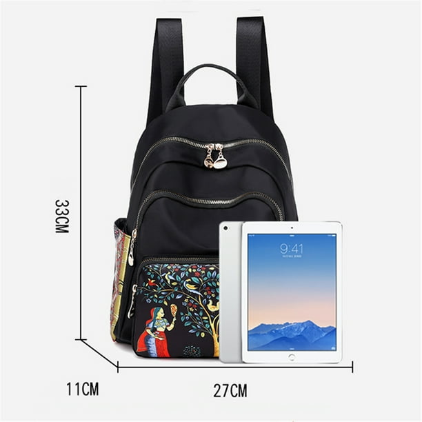 2019 Women Girl Nylon Backpack Shoulder School Book Bag Travel