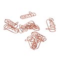 thumbnail image 2 of XingJian LLC Rose Gold Paper Clips - 100Pcs Unique Shape, Lightweight and Portable Metal Paperclip with Storage Box, 2 of 10