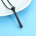 thumbnail image 3 of Baseball Bat Stainless Steel Cremation Jewelry For Ashes For Women Men Sport Keepsake Memorial Urn Pendant Necklace, 3 of 7