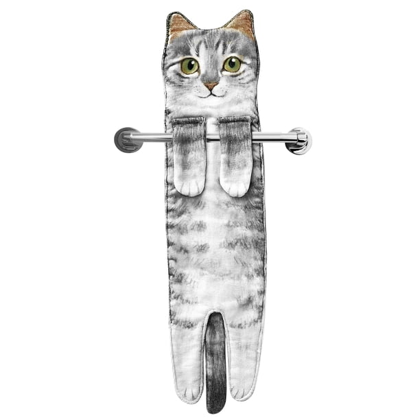 Toallas de mano AGRIMONY Cat Funny Decorativas Superabsorbentes
