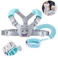 thumbnail image 1 of Arnés de mochila para niños, correa de muñeca antipérdida 2 en 1 con cerradura + lazo verde menta, 1 of 5