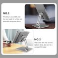 thumbnail image 2 of SWETRACE Support de Tablette Réglable pour Bureau en Alliage d'Aluminium Pliant Lot de 1, 2 of 8