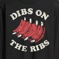 thumbnail image 3 of Instant Message - Dibs On The Ribs - Men's Long Sleeve T-Shirt, 3 of 6