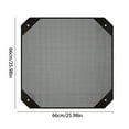 thumbnail image 5 of Central Air Conditioner Cover for Outside Units Mesh AC Covers for Outside Unit, Heat Pump Mesh Protector, Full Leaf Guard, Round Compressor Net Defender for AC Outdoor Conditioners(66*66cm,Grey), 5 of 6