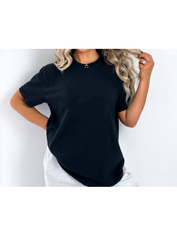 Plain BLACK Unisex Shirt, Soft and Comfy Shirts, District VIP , Empty Shirt, Soft Plain Tee, Blank T-Shirt, Workout Tee, Everyday Top SMALL