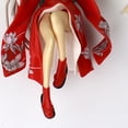 thumbnail image 4 of Figura de anime segura, lindos detalles finos, figuras de anime japonesas desmontables con base negra para adornos de escritorio, rojo, 4 of 5