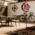 thumbnail image 4 of Rewenti Solar Wind Ground Stake Light Outdoor Courtyard Garden and Decorative Ironwork Hollow-out, 4 of 6