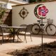 thumbnail image 4 of Lámpara solar de jardín con molino de viento giratorio – Lámpara decorativa de jardín exterior de hierro forjado con diseño calado – Alimentada por energía solar LED, con sensor crepuscular, pa, 4 of 6