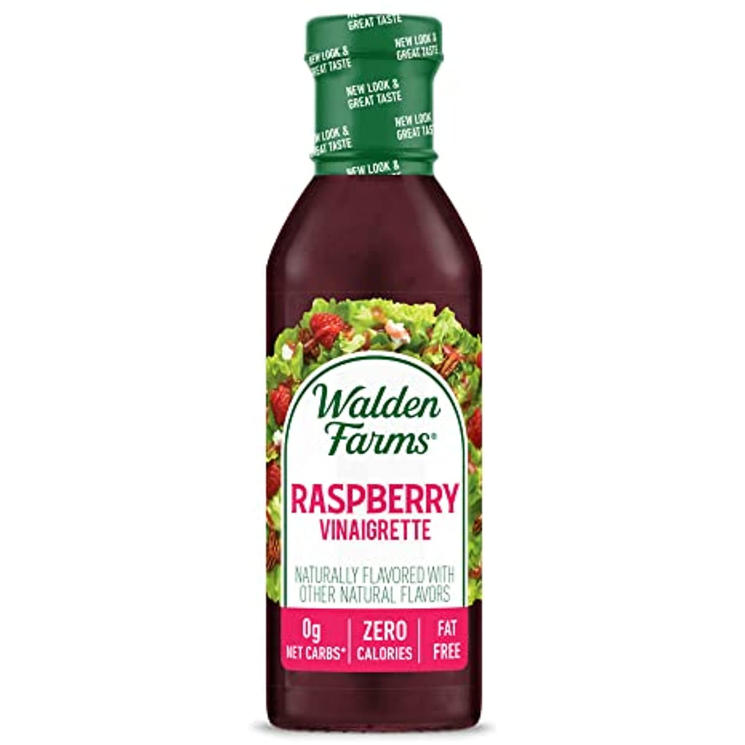 Walden Farms Raspberry Vinaigrette Dressing, 12 Oz. Bottle, Fresh Low