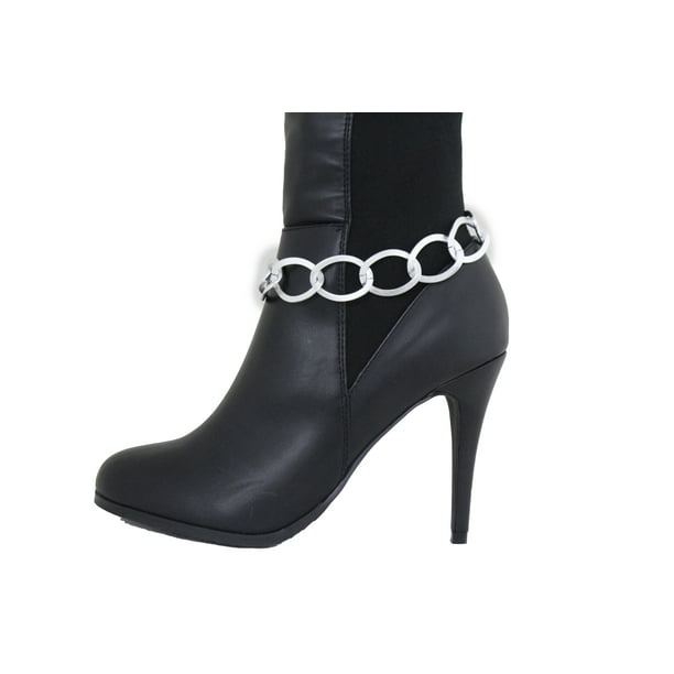 chunky boots with chain