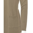 thumbnail image 4 of MBJ WSK926 Women Open Front Knit Cardigan S CAMEL, 4 of 4
