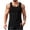 Black, variant on Alkepwun Tank Tops Men Solid Color Sleeveless U-Neck Casual Basic UPF 50 Shirts Mesh Muscle Gym Shirt Quick Dry Workout Shirt for Gym Running and Daily Wear