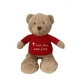 thumbnail image 5 of Gracewaters Christian Teddy Bear with 2 Religious Shirts Jesus Loves You, Faith Hope Love, Any Religion, Soft Plush Toy 18 Inch, No-Choke Nose and Eyes, 5 of 5