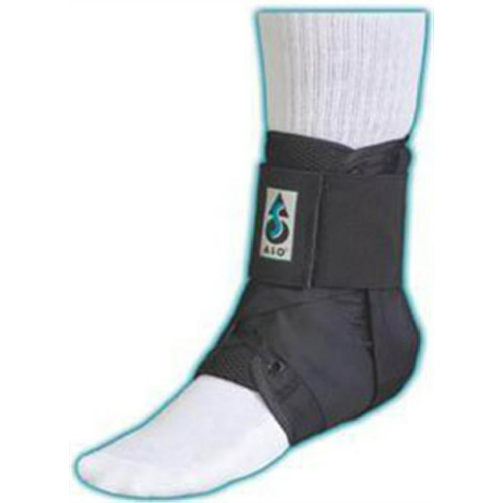 Med Spec ASO Ankle Stabilizer Orthosis with Plastic Stays , White