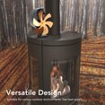 thumbnail image 2 of Log  Fan, Quiet Operation Half Moon Pattern Stove Fan  For Indoor, 2 of 7